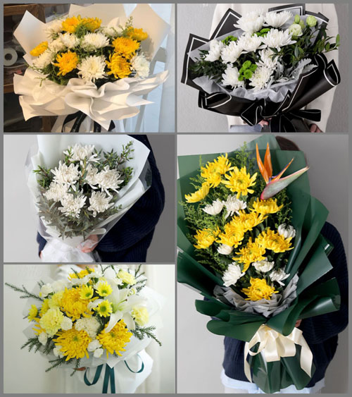 广东湛江市吴川市塘㙍镇山瑶村白事花束代送